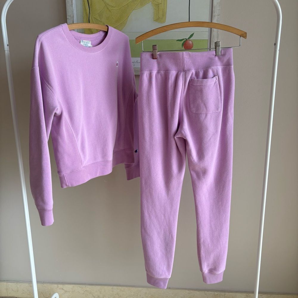 Champion Lilac Sweatshirt and Joggers Set - Picture 4 of 9